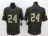 Nike Oakland Raiders #24 Marshawn Lynch Green Salute To Service Limited Jersey,baseball caps,new era cap wholesale,wholesale hats
